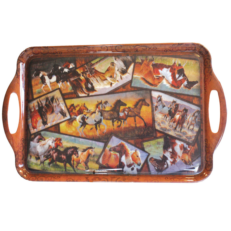 MotorHead Products Horse Serving Tray Wayfair